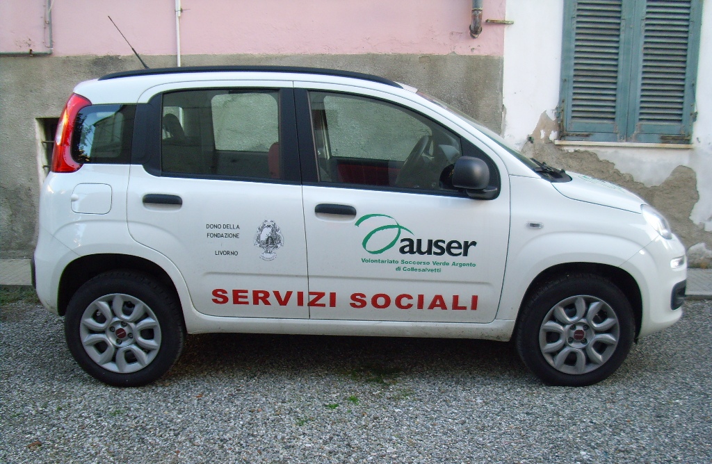L’associazione AUSER Soccorso Verde Argento di Collesalvetti inaugura il nuovo automezzo