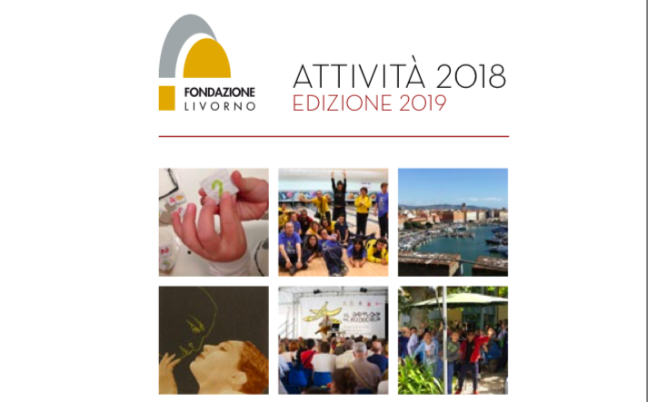 Copertina Bilancio di attività 2018 - Fondazione Livorno