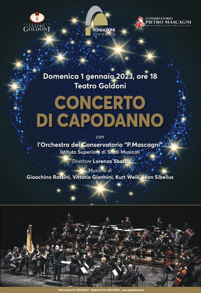 Conservatorio Mascagni, Fondazione Teatro Goldoni e Fondazione Livorno -Capodanno 2023
